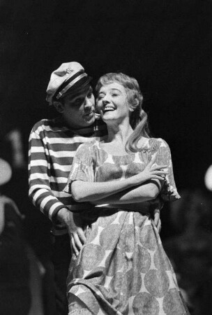Szenenbilder aus "In Frisco ist der Teufel los", Musical von Guido Masanetz. Metropol-Theater Berlin, 22.03.1962