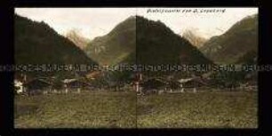 Blick vom Ort St. Leonhard ins Tal Hinterpasseier