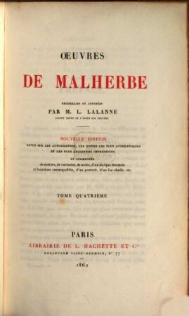Oeuvres de Malherbe, 4