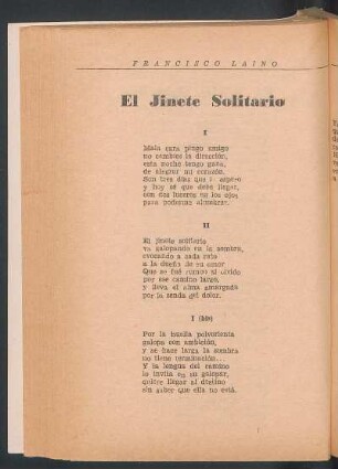 El jinete solitario
