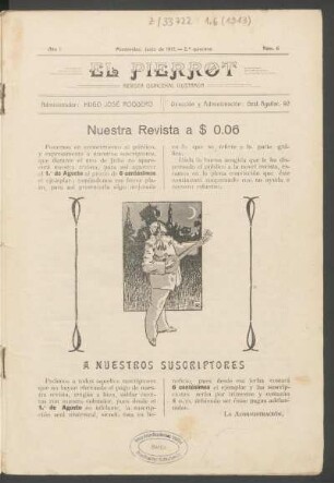 1913,1,6: año 1, núm. 6 (junio de 1913, 2.a quincena)
