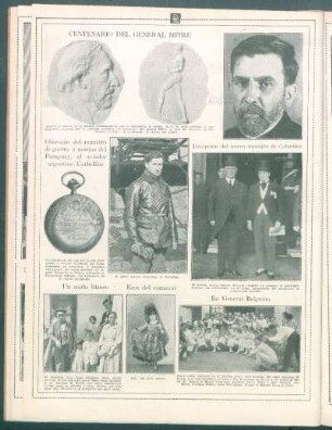 Obsequio del ministro de guerra y marina del Paraguay, al aviador argentino Corbellini
