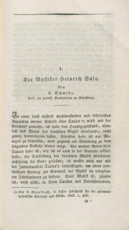835-892 Der Mystiker Heinrich Suso