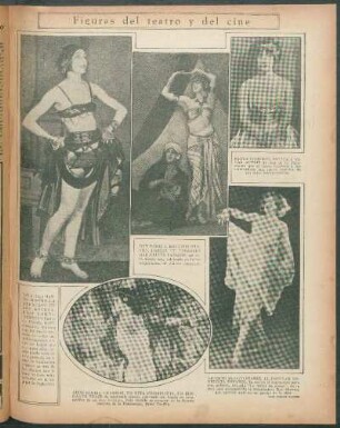 Figuras del teatro y del cine [Fotografías]