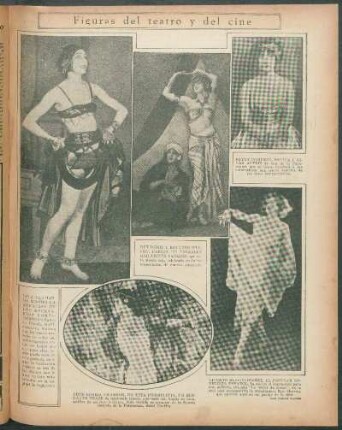 Figuras del teatro y del cine [Fotografías]
