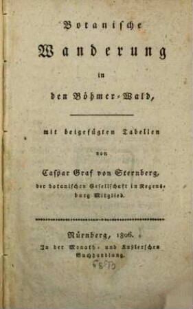 Botanische Wanderung in den Böhmer-Wald