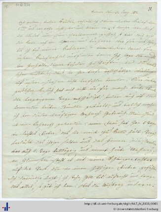 Nachlass J. G. Jacobi (NL 7/IV B 333) : Briefwechsel Pfeffel - Jacobi