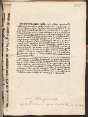 Aliqua extracta a iure div., can. & civ. in quibus continetur, qualiter d. deus fecit mirabiles punitiones subitas in populo suo ...