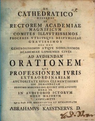De cathedratico
