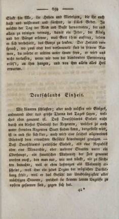 Deutschlands Einheit