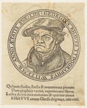 Bildnis des Georg Rhau