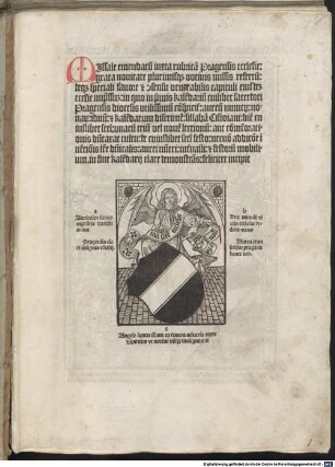 Missale Pragense : mit Epigramm des Johannes Cubitensis