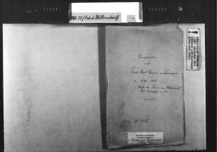 Korrespondenz des Staatsministers Freiherr von Blittersdorf mit Fürst Karl Emich zu Leiningen (I). Briefe des Fürsten an Blittersdorf