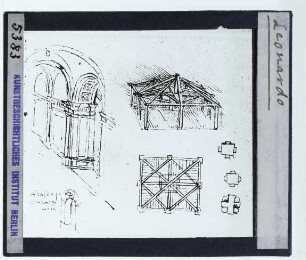da Vinci, Architekturzeichnungen
