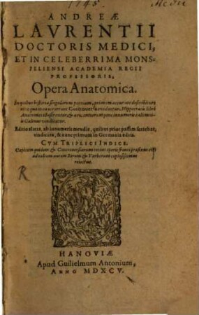 Opera anatomica