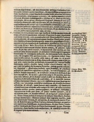 Sacra Congregatione Depvtata. Salisburgen. praetensae dismembrationis. : Pro Celsiss. & Reuerendiss. D. Archiepiscopo, & Principe Salisburgensi. Contra Celsiss. & Reuerendiss. D. Episcopum, & Principem Passauiensem Iuris D. Aduocati de Iandis