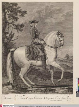 Monsieur De Nestier Ecuyer Ordinaire de la grande Ecurie du Roy