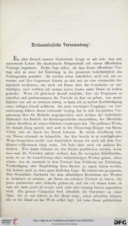 Hochansehnliche Versammlung !