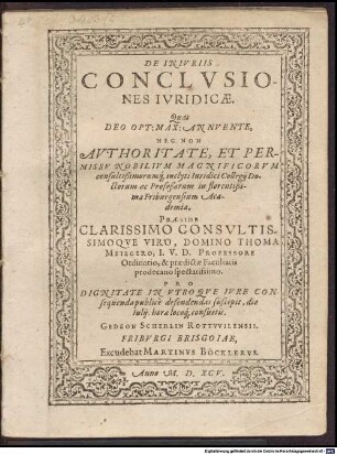 De iniuriis conclusiones iuridicae