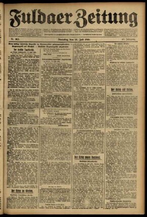 Ausgabe vom Dienstag, den 18. Juli 1916.