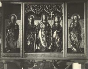 Burg Gnandstein. Marienaltar in der Kapelle