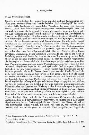 1. Die Standpunkte