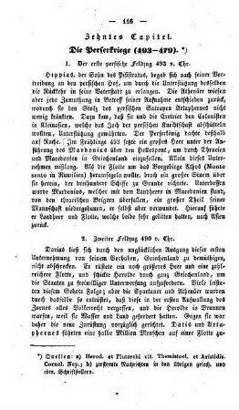 Zehntes Capitel. Die Perserkriege (493 - 479)