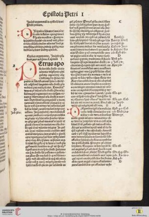 Epistola Petri I & II