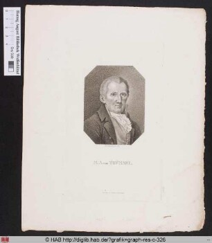 Porträt des Moritz August von Thümmel