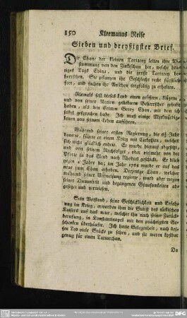 Sieben und dreyßigster Brief