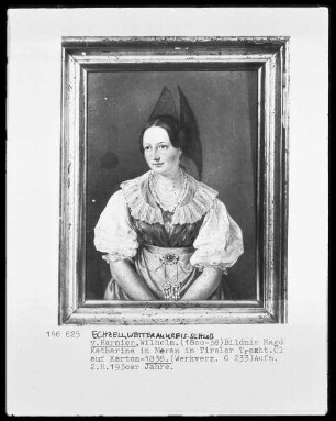 Bildnis der Magd Katharina in Tiroler Tracht