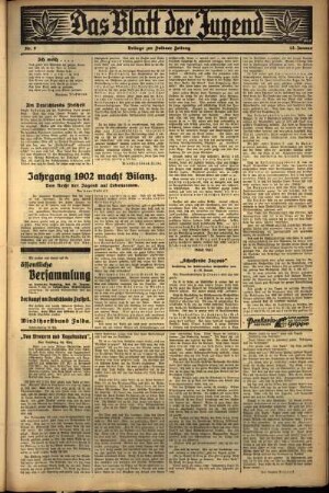 Zweite Ausgabe vom Mittwoch, den 13. Januar 1932.