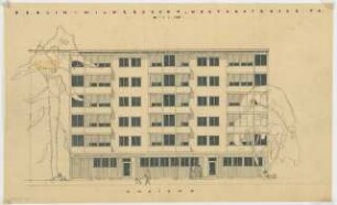 Wohnhaus Nestorstraße 53, Berlin-Wilmersdorf: Ansicht 1:100