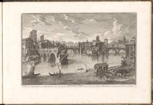 Rom, 93. Veduta dell'Isola Tiberina (Tiberinsel)