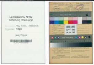 Entnazifizierung Franz Lau , geb. 19.12.1905 (Steiger)