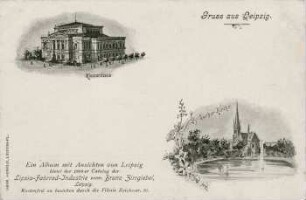 Gruss aus Leipzig: Konzerthaus, Luther-Kirche