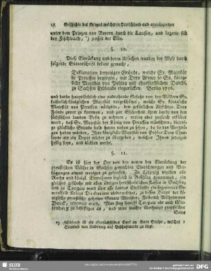 §. 10. [Erklärung der Ursachen, warum solches geschehen]