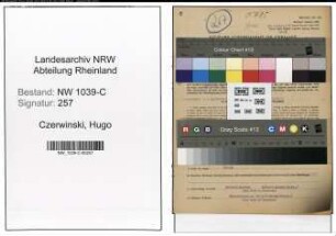 Entnazifizierung Hugo Czerwinski , geb. 31.07.1907 (Hilfspolizist)