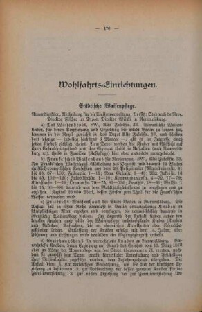 Wohlfahrts-Einrichtungen