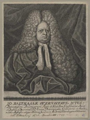 Bildnis des Balthasar Wernherus