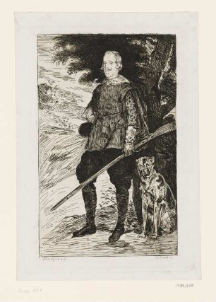 Bildnis Philipp IV., aus: "Edouard Manet: eaux-fortes"