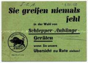 Sie greifen niemals fehl in der Wahl von Schlepper-Anhänge-Geräten wenn Sie unsere Übersicht zu Rate ziehen!