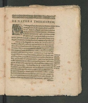 De Natura Thermarum