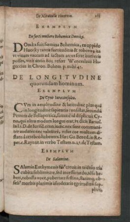 De Longitudine quorundam hominum.
