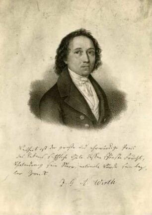 J.G.A. Wirth. Hambach 1832, Steindruck
