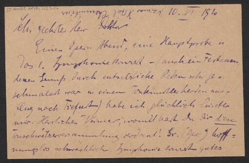 Brief an Ludwig Strecker und B. Schott's Söhne : 10.06.1920