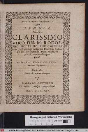 Disputatio Philosophica