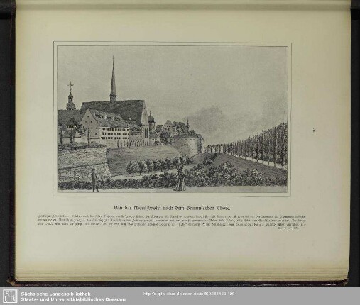 Von der Moritzbastei nach dem Grimmischen Thore
