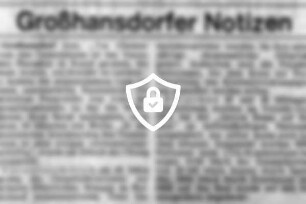 Großhansdorfer Notizen