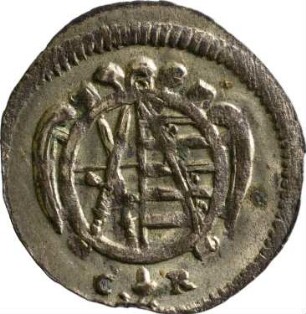 Münze, Pfennig, 1677